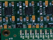 Close-up of printed circuit board
